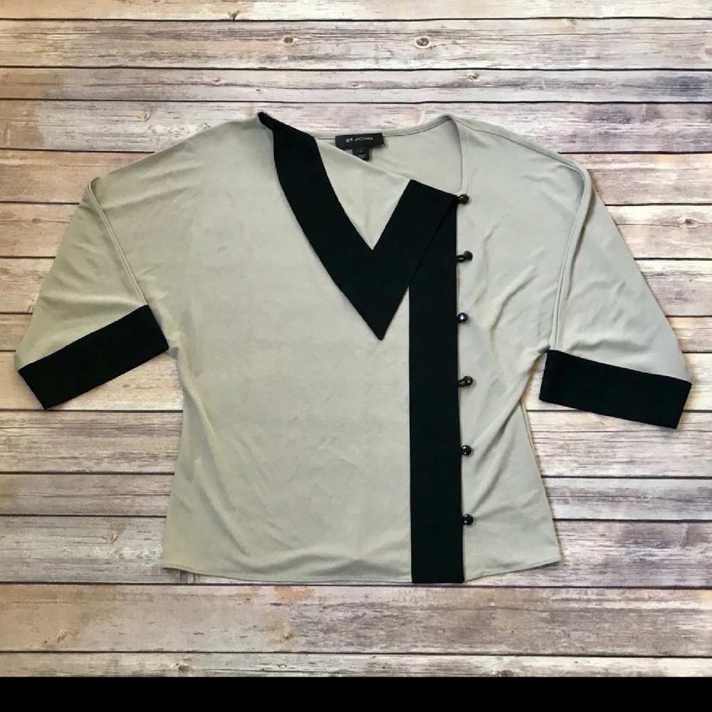 St. John Asymetric Blouse